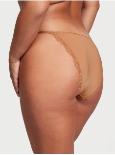 Трусики Dream Angels Lace Trim String Bikini Panty Toffee