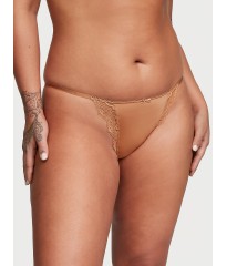 Трусики Dream Angels Lace Trim String Bikini Panty Toffee