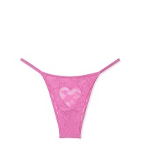 Трусики Lace Brazilian Heart Pink