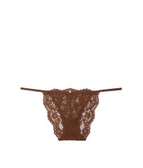 Трусики Lace String Bikini Panty Ganache