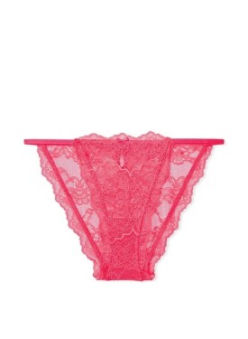 Трусики Lace String Bikini Panty Hot Pink
