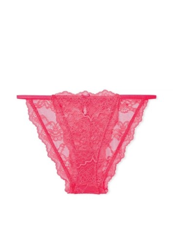 Трусики Lace String Bikini Panty Hot Pink