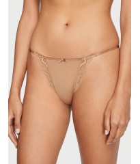 Трусики  Lace Trim String Bikini Panty praline