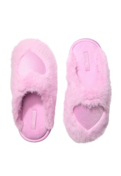 Тапочки для дома Plush Closed-Toe Slippers Bikini Pink