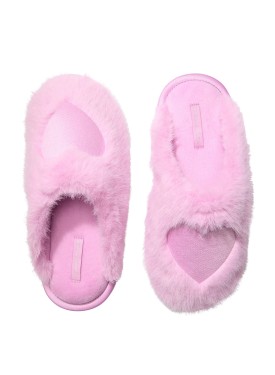 Тапочки для дома Plush Closed-Toe Slippers Bikini Pink