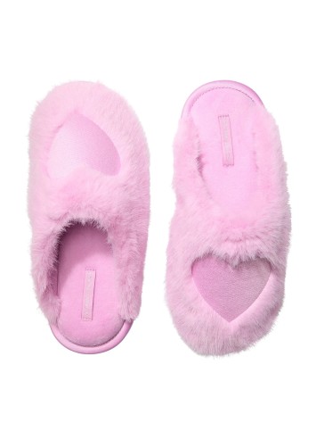 Тапочки для дома Plush Closed-Toe Slippers Bikini Pink