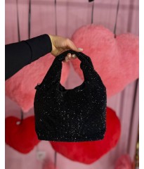 Сумка Diamanté Shine Slouchy Mini Bag