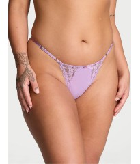 Трусики Lace Trim String Knickers Lilac