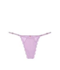 Трусики Lace Trim String Knickers Lilac