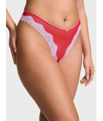 Трусики Tease High-Leg Scoop Thong Panty Red