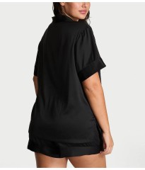 Піжама Glazed Satin Short Pajama Set Diamante Bow