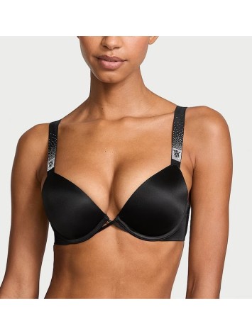 Бюстгальтер Push Up Scattered Shine Strap Bra Black