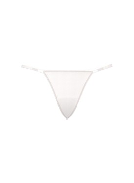 Трусики Scattered Shine Strap V-String Panty White