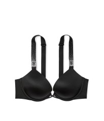 Бюстгальтер  Add 2 Cups Push Up Bombshell Scattered Shine Strap Bra Black 