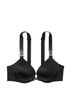 Бюстгальтер  Add 2 Cups Push Up Bombshell Scattered Shine Strap Bra Black 