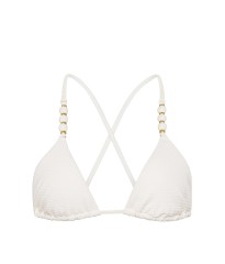 Купальник Beach Beads Triangle Bikini Brazilian Set Coconut White