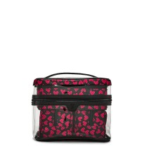 Косметичка Victoria's Secret  4-Piece Makeup Bag Set Black Grounded Heart