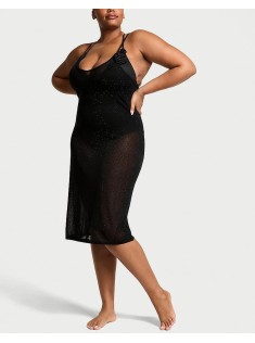 Пляжная туника Beachwear Shine Knit Cover-Up Midi Dress