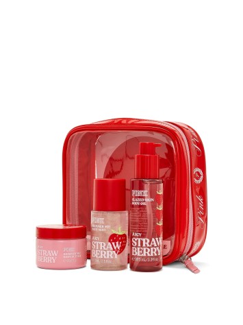 Набір Let's Glow Away Shimmer Travel Set Strawberry