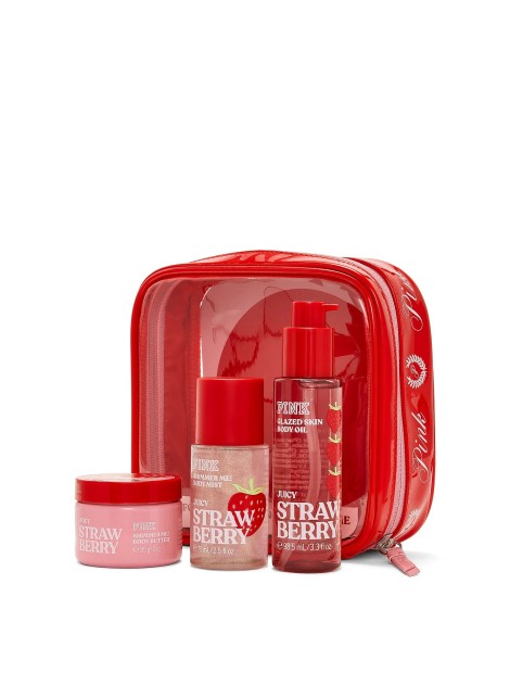 Набор Let's Glow Away Shimmer Travel Set Strawberry