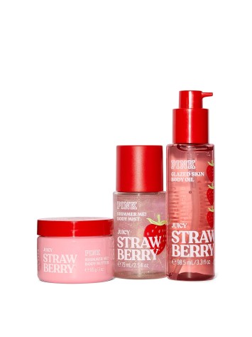 Набір Let's Glow Away Shimmer Travel Set Strawberry
