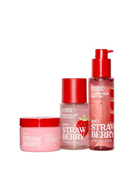 Набор Let's Glow Away Shimmer Travel Set Strawberry