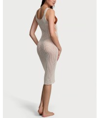Пляжна туніка Beachwear Crochet Midi Dress