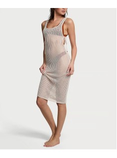 Пляжная туника Beachwear Crochet Midi Dress