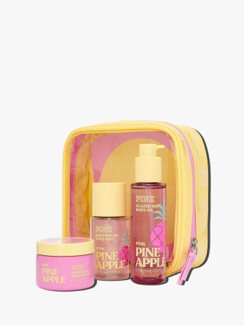 Набір Let's Glow Away Shimmer Travel Set Pineapple