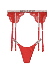 Набор трусики и пояс Shine Strap Garter Belt Set