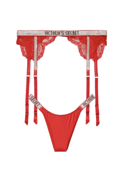 Набір трусики та пояс Shine Strap Garter Belt Set