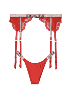 Набір трусики та пояс Shine Strap Garter Belt Set