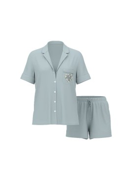 Пижама SoSoft Modal Short Pajama Set Celestial Blue