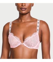 Бюстгальтер Shine Strap Unlined Low-Cut Lace Demi Bra Pretty Blossom