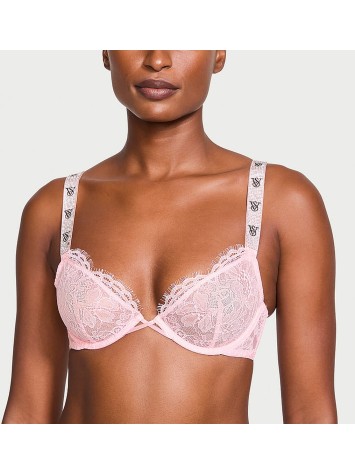Бюстгальтер Shine Strap Unlined Low-Cut Lace Demi Bra Pretty Blossom