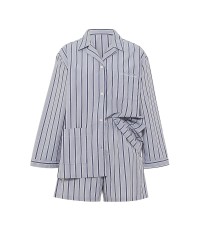 Піжама Heritage Cotton Long-Sleeve Short Pajama Set Bue