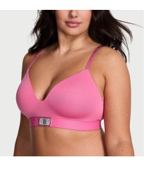 Комплект Shine Patch Lightly Lined Wireless Bra Thong Rose Garden Pink
