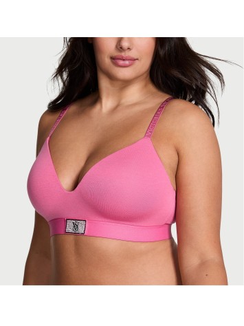 Комплект Shine Patch Lightly Lined Wireless Bra Thong Rose Garden Pink