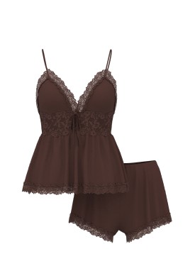Пижама SoSoft Modal Lace-Trim Cami & Shorts Set Ganache