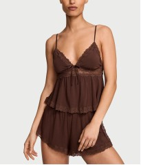 Піжама SoSoft Modal Lace-Trim Cami & Shorts Set Ganache