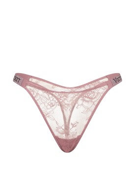 Трусики Shine Strap Lace Thong Panty Dusk Rose