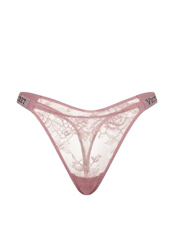 Трусики Shine Strap Lace Thong Panty Dusk Rose