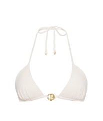 Купальник Archives Toggle Push-Up Triangle Top Bikini Bottom Coconut White