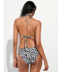 Купальник Archives Toggle Push-Up Triangle Top Bikini Bottom Snow Leopard