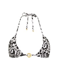 Купальник Archives Toggle Push-Up Triangle Top Bikini Bottom Snow Leopard