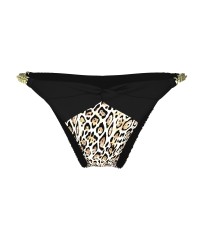 Купальник Archives Chains Halter Bandeau Top Brazilian Bikini Bottom Leopard