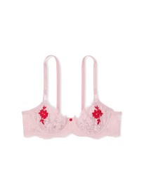 Комплект білизни Unlined Balcony Lace Bra Thong Chalk Rose Pink