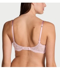 Комплект білизни Unlined Balcony Lace Bra Thong Chalk Rose Pink