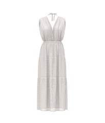 Сукня Beachwear Plunge Tiered Maxi Dress от Victoria's Secret цвета Coconut White