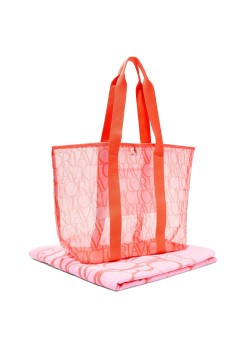 Набір сумка + рушник Beach Towel Tote Set Coral Victoria Logos